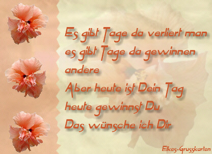 Es gibt Tage, da verliert man, es gibt Tage.....